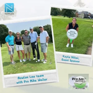 Nowlan attorneys at the Beloit Pro Am Golf Outing